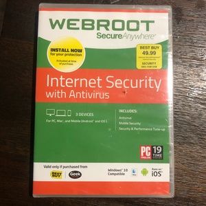 Webroot anti vuris system